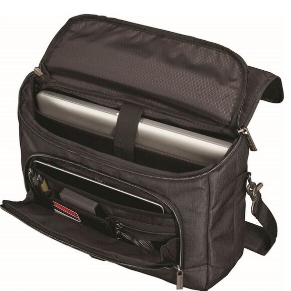 Samsonite Modern Utility Messenger Laptop Case- Grey - Picture 2 of 12